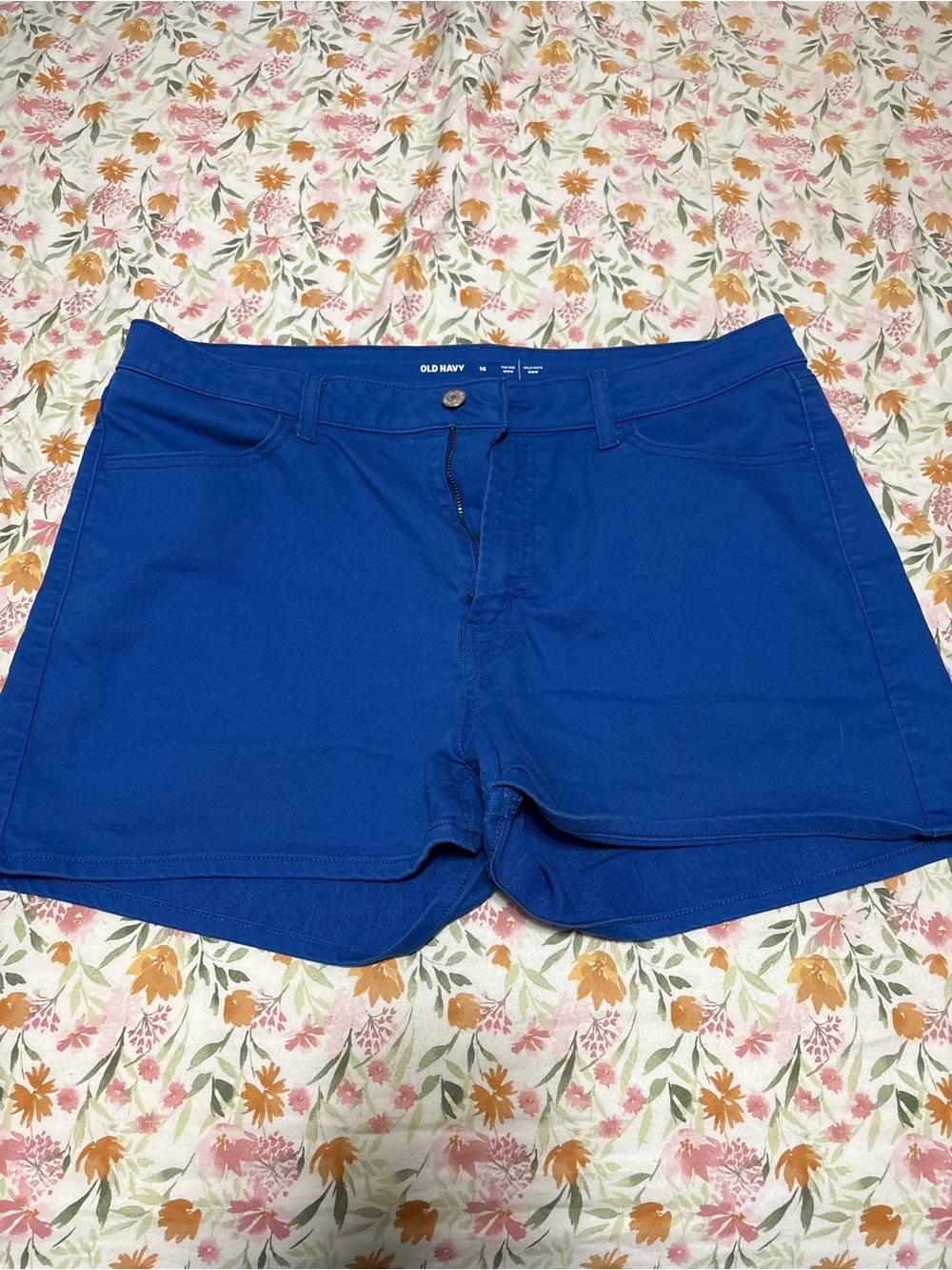 Old Navy Women's Royal Blue Stretch Shorts